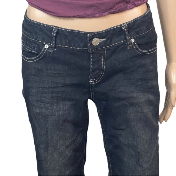 PARIS Blues Black Wash Straight Leg Jeans. Y2K - Picture 3 of 12